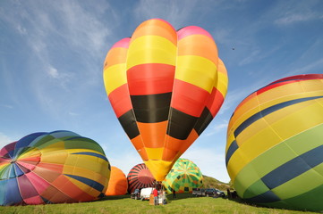 Obraz premium Vol du Puy d'Ysson aux Pradeaux