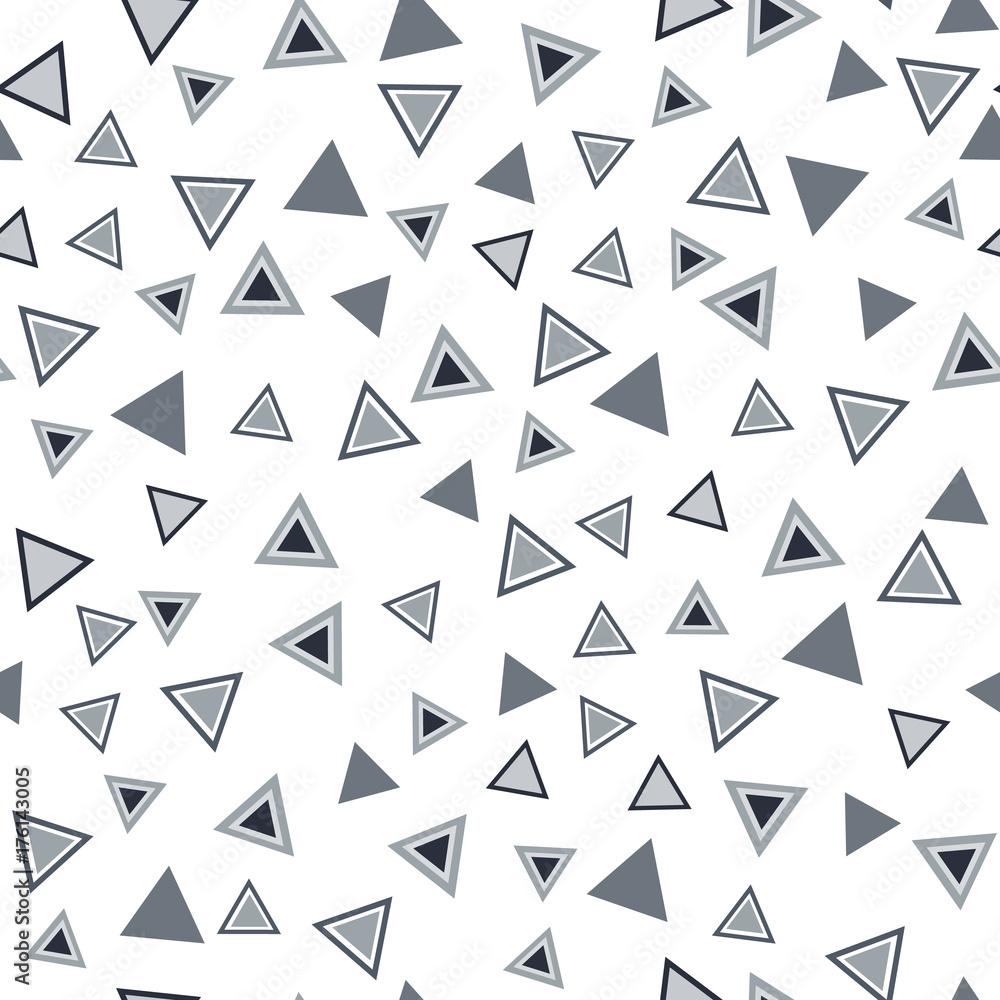 Poster triangle background pattern. repeating triangle vector pattern. cute triangle seamless background