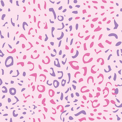 Leopard Skin Pattern. Animal Print for Textile Design / Vector Illustration