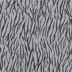 zebra Skin Pattern. Animal Print for Textile Design / Vector Illustration