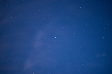Sky at nightime in rural lanscape
