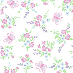  wallpaper seamless flower pattern