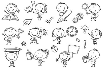 Kids with Symbols