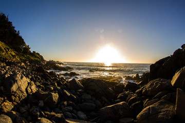 Atardecer en la playa