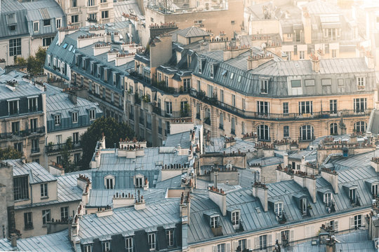 Evening Light over the City of Paris - Paris