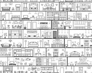 interior seamless pattern