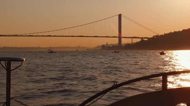 Istanbul, Bosphorus bridge.