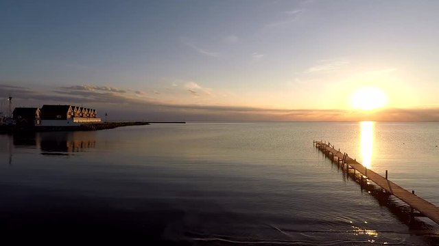 Sunset on the beach