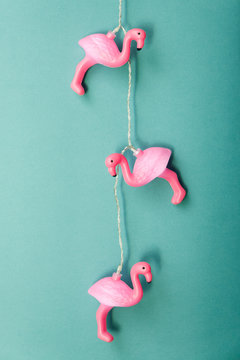Flamingo light garland