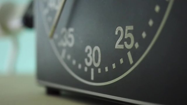 clock in the photo lab