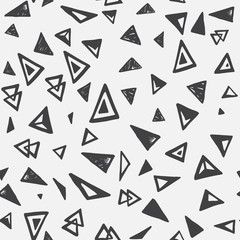 Seamless pattern with triangles