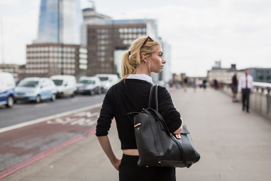 Young Business woman in the city