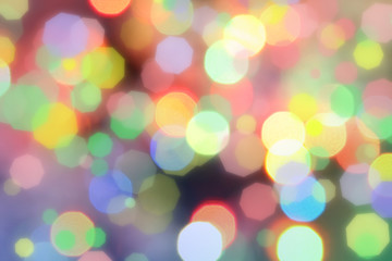 christmas card, pattern: defocused blurred abstract christmas lights background, colorful bokeh, illumination decoration