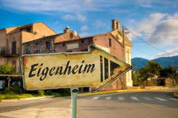 Schild 198 - Eigenheim