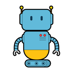 electronic robot with wheels