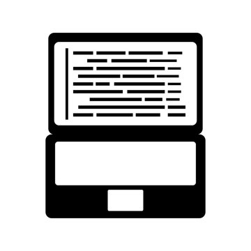 laptop coding concept web developer programming screen code