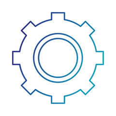 gears machine isolated icon