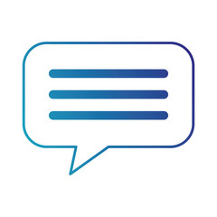 speech bubble isolated icon