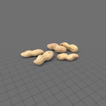 Loose whole peanuts