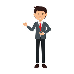 businessman avatar character icon