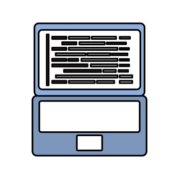 laptop coding concept web developer programming screen code