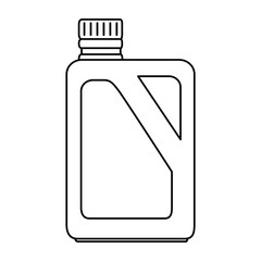 gallon plastic isolated icon