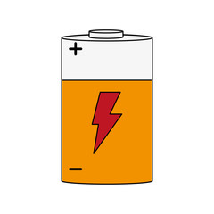 Fototapeta premium battery recharged icon image vector illustration design