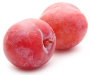 Fresh plums