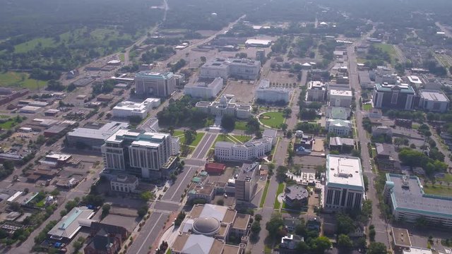 Aerial Alabama Montgomery July 2017 Sunny Day 4K Inspire 2