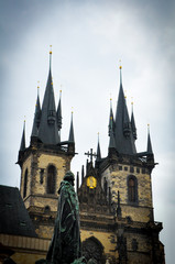 Fototapeta na wymiar Castle in Old Town of Prague