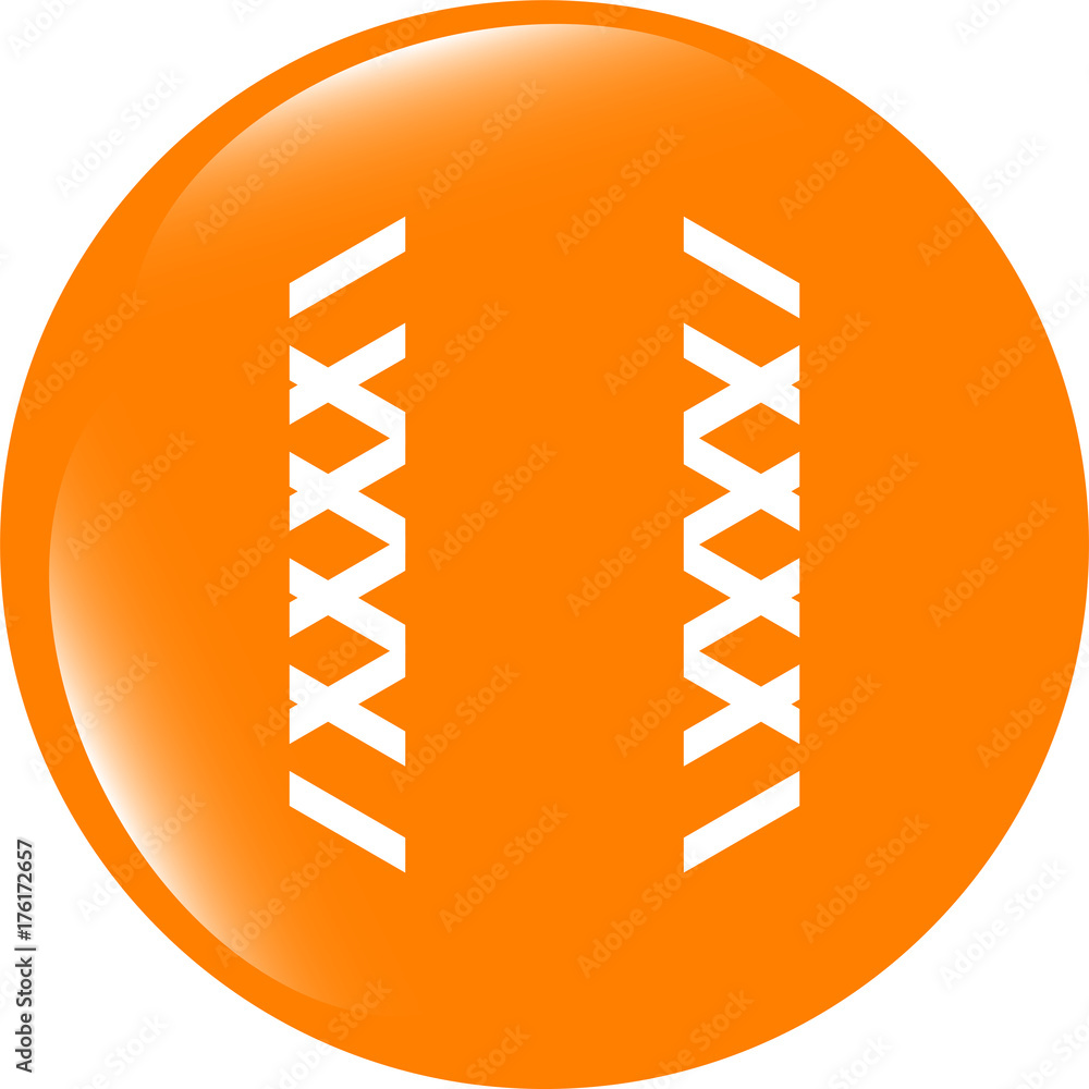 Aufkleber apps icon. abstract sign on web button isolated on white