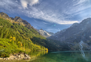 Morskie Oko lake in the Tatra Mountains, Zakopane, Poland © sanzios