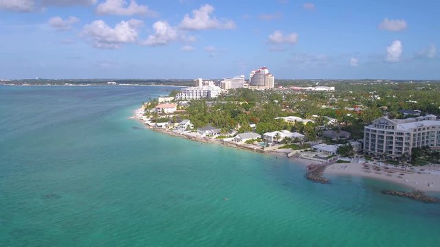 Aerial Bahamas Nassau July 2017 Sunny Day 4K Inspire 2