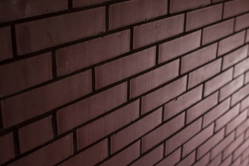 Texture of a red brick. Brick wall. Neat packing. Good builders.
