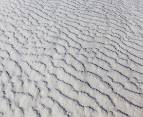 Snow-covered surface