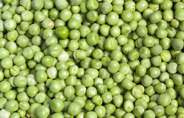 Green peas, close-up