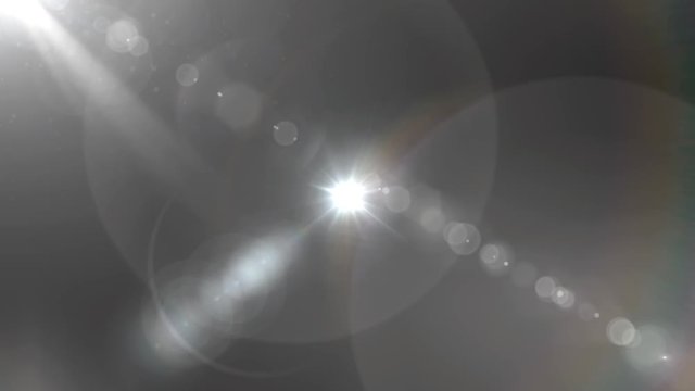 White Lens Flare Abstract Background