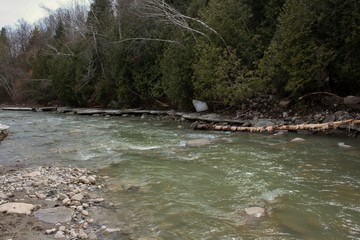 Obraz premium The Rouge River In Early Spring