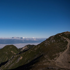 木曽駒ヶ岳と御嶽山