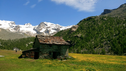 Hiking in the Alps, France (Tour du Mont Blanc)