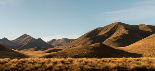 Lindis Pass, New Zealand.
