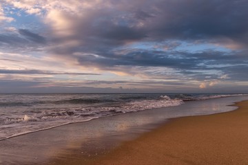Fototapeta premium Sunrise in Lake Worth Beach August