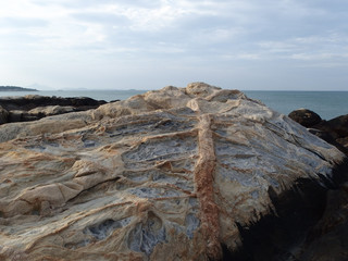 Limestone rock formation on Jinmen