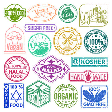 Premium quality stamp logo product mark retro grunge badges collection best label vintage tag vector illustration.