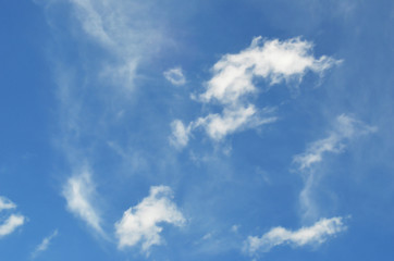 blue sky with clouds