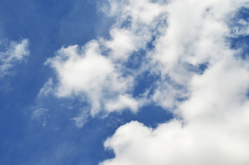 blue sky with clouds