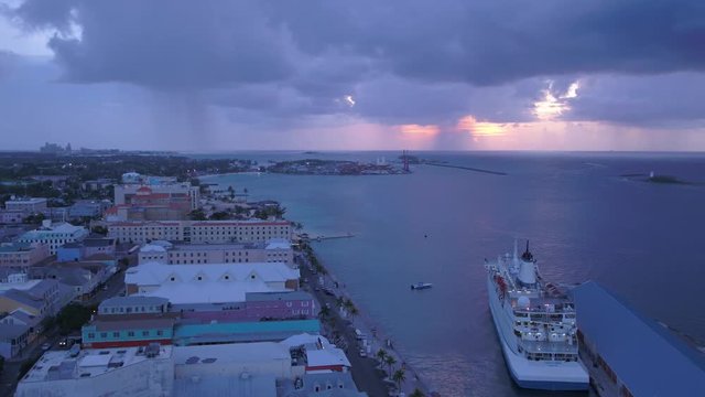 Aerial Bahamas Nassau July 2017 Sunset 4K Inspire 2