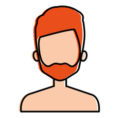 young man shirtless avatar character