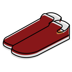 moccasins shoes isolated icon