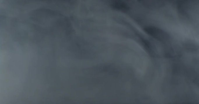 Steam(smoke) rise motion on black background. 4k VFX element